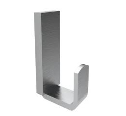 Cabide com Gancho de Parede para Toalha – Aço Escovado